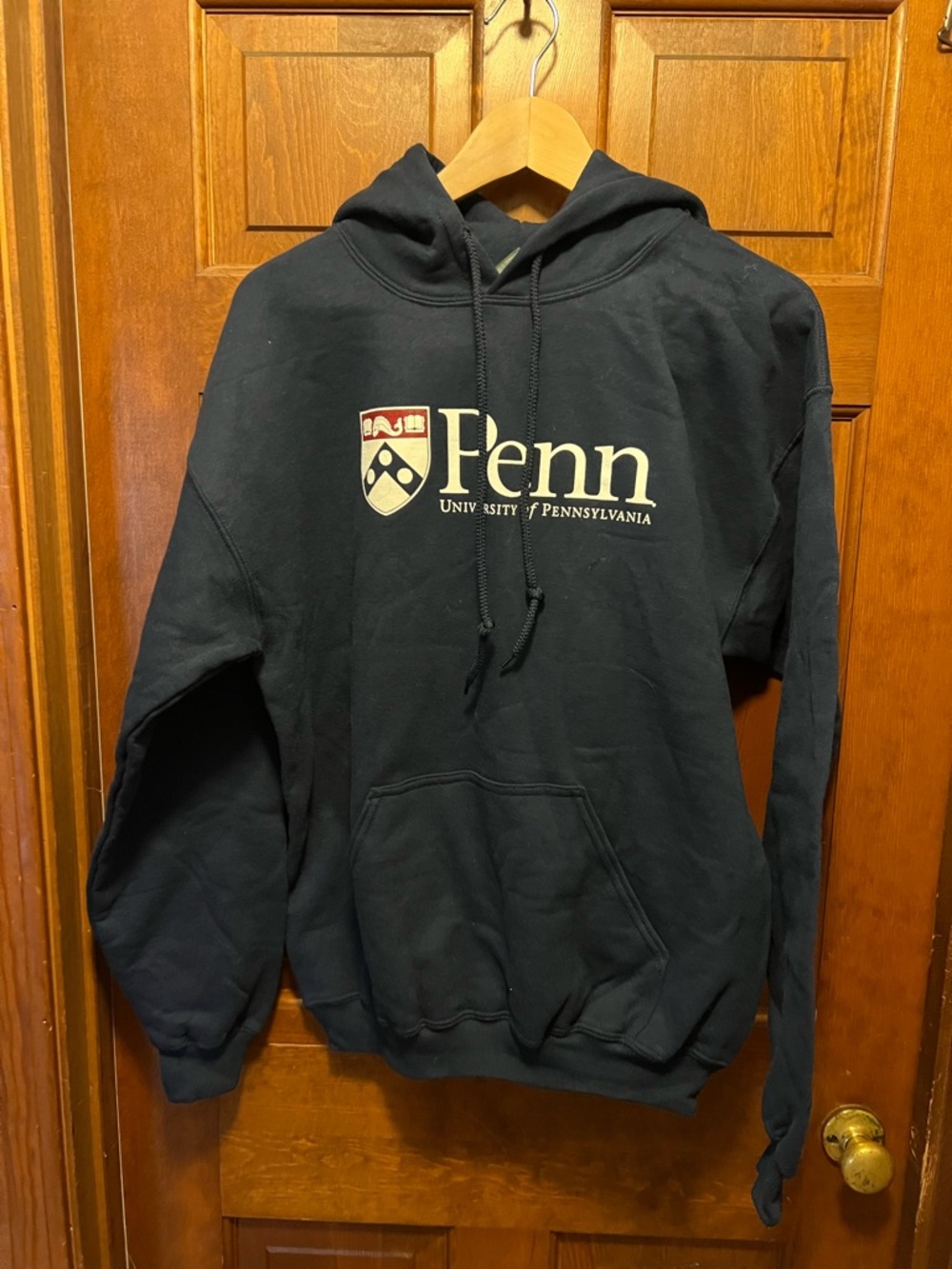 U Penn Black Pullover Hoodie, NWOT